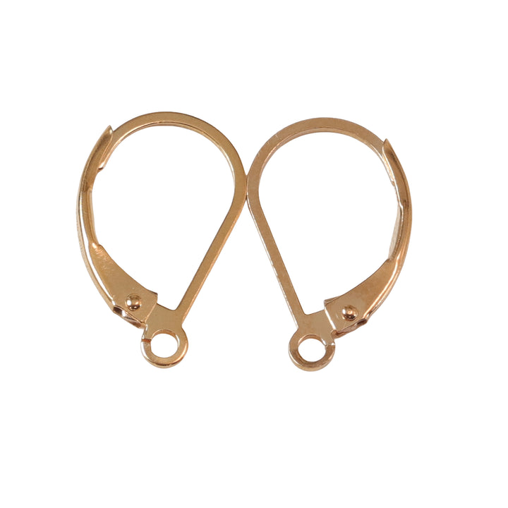 Leverbacks Pair Upgrade to order - Solid 14k Gold or Gold Filled or Rose Gold or Sterling Silver