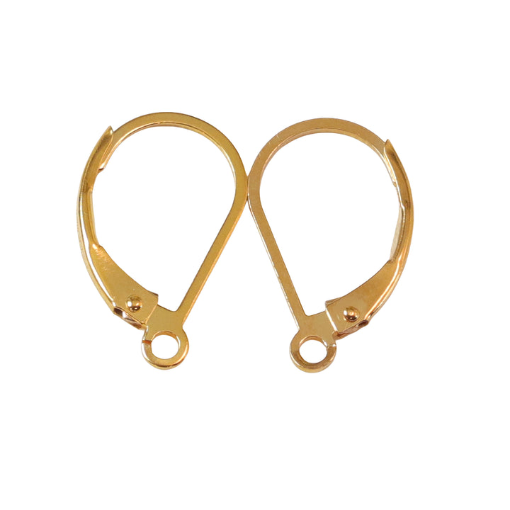 Leverbacks Pair Upgrade to order - Solid 14k Gold or Gold Filled or Rose Gold or Sterling Silver