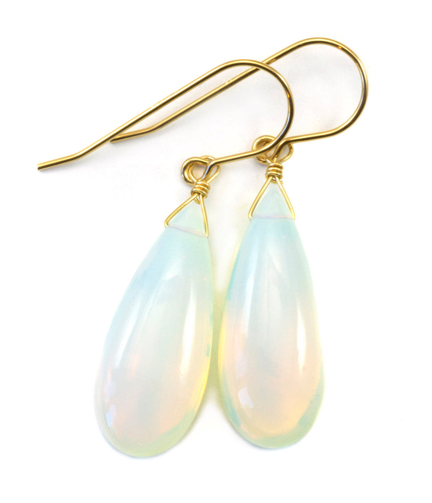 Aqua sold Blue Chalcedony Pearl Earrings 14k Solid Gold or Filled Teardrop Pear Faceted Double Bezel Drops Simple Natural Soft Blue Classic Daily