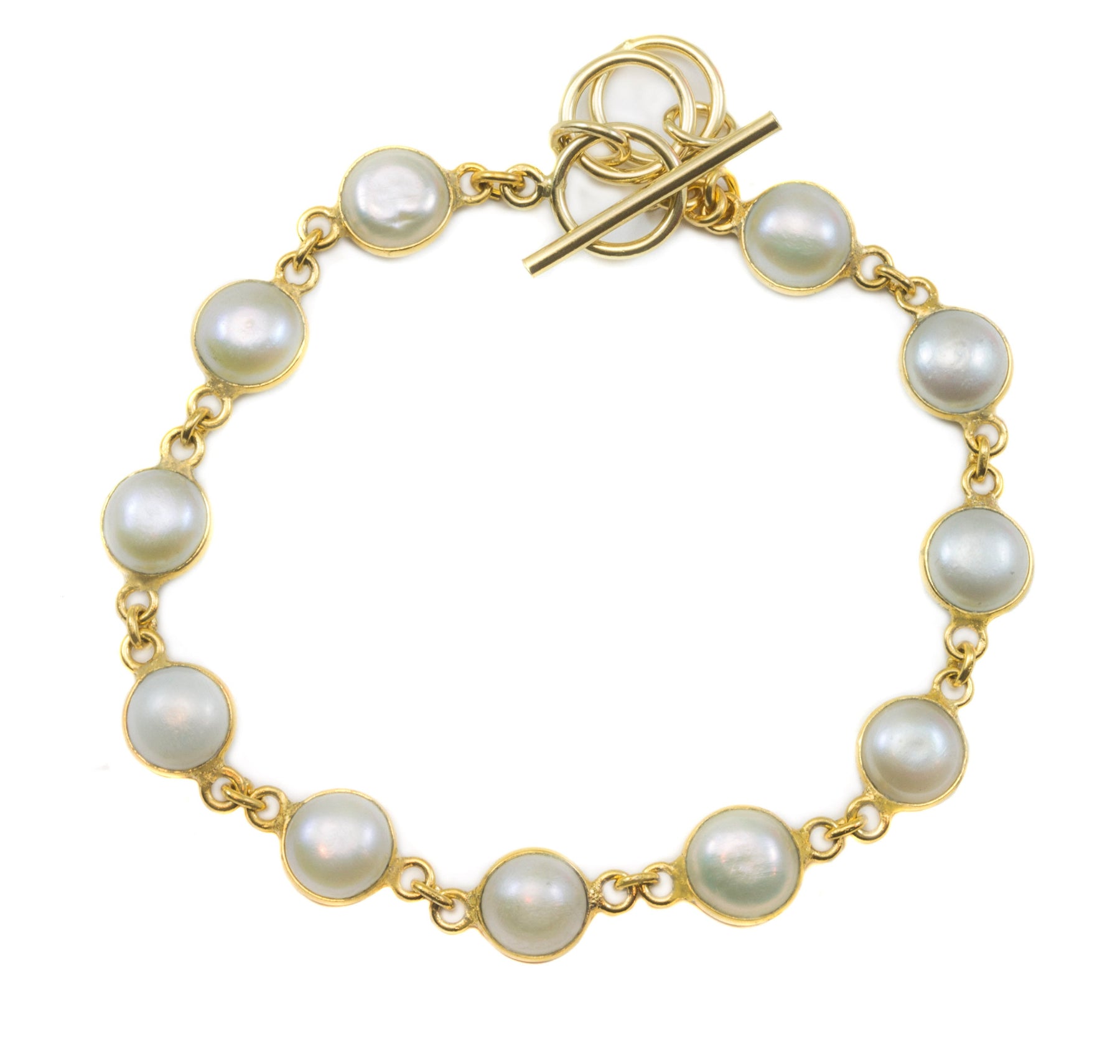 7.5 inch 8-9 mm Fresh Water Sterling Silver Wrap around Pearl Bracelet |  Christopher's Fine Jewelry