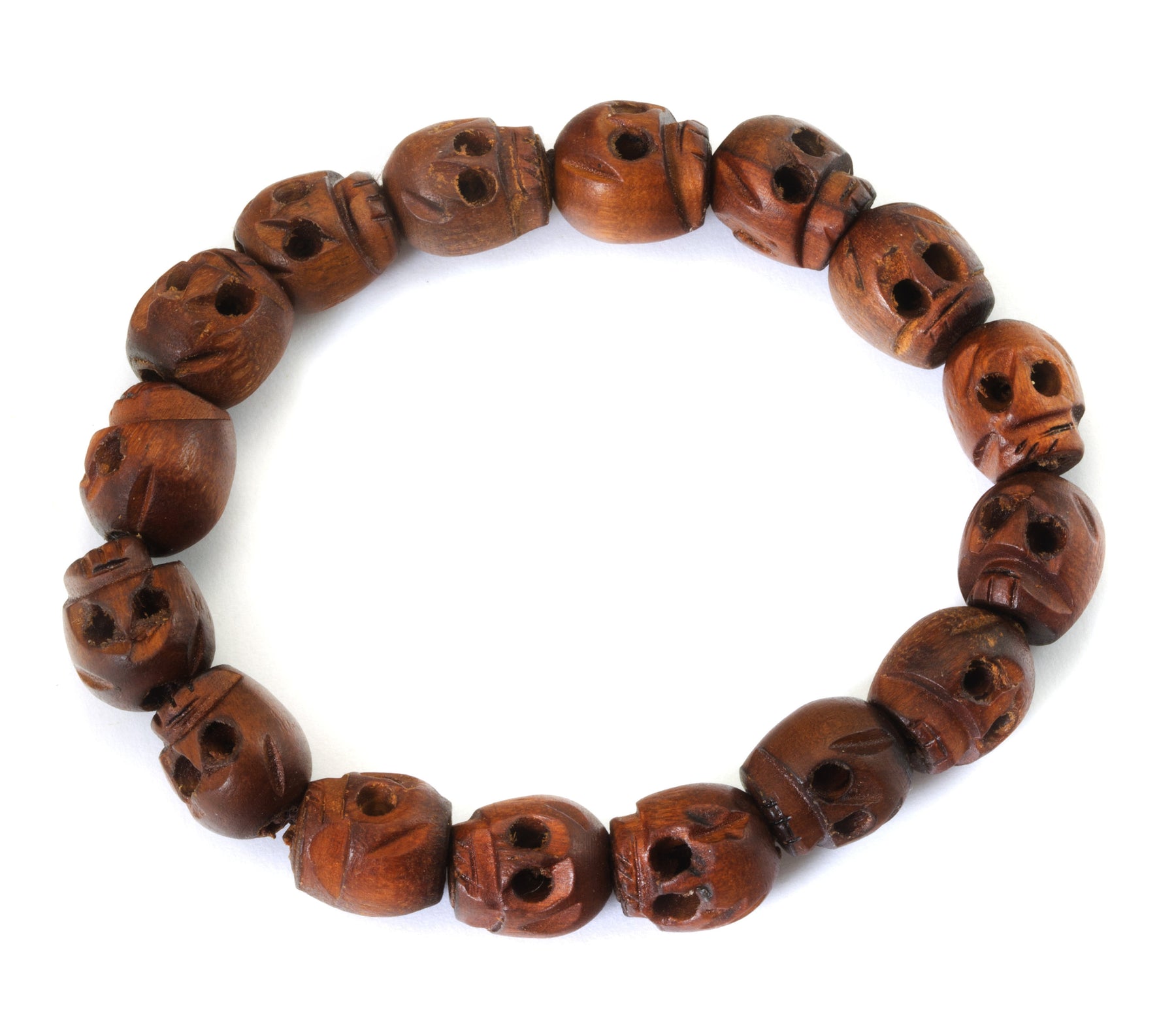 Amazon.com: Buddha Groove Handmade Adjustable Tibetan Skull Buddhist  Bracelet with Carved Wood and Bone Beads | Crafted in Nepal: Clothing,  Shoes & Jewelry